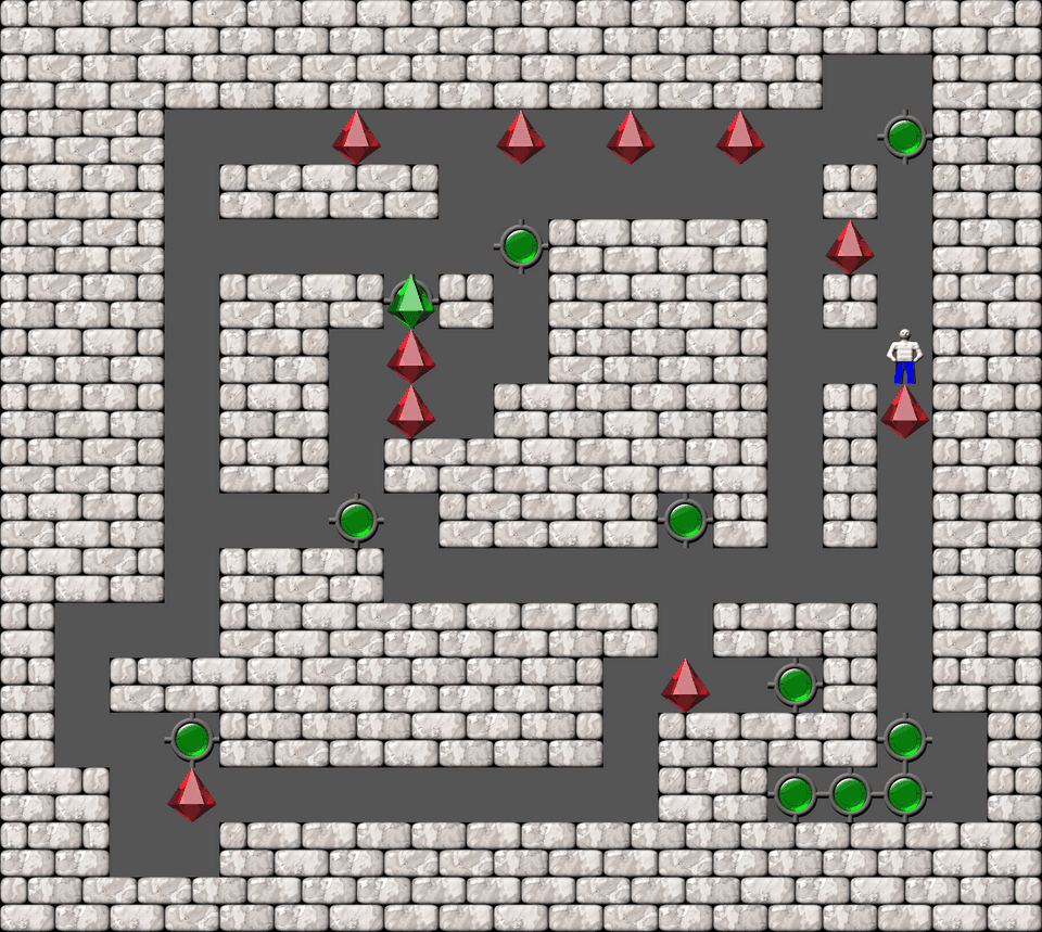 Sokoban Bugs550 collection level 220